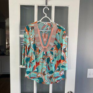 Crown & Ivy Tunic Top 3/4 Sleeves